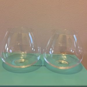 NWOT BRAND NEW TIFFANY’S CRYSTAL WINE GLASSES